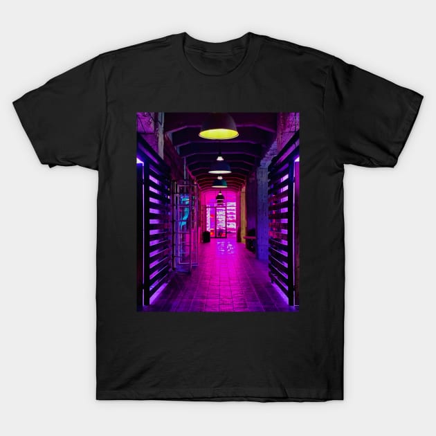 Cyberpunk Candy Street T-Shirt by Bien Design